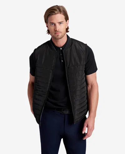 Kenneth Cole Reversible Vest In Navy,black