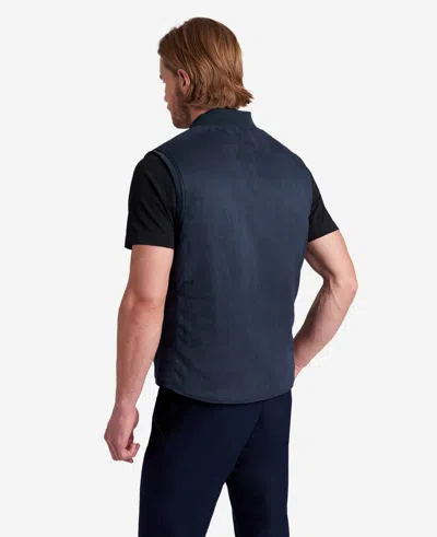 Kenneth Cole Reversible Vest In Navy,black