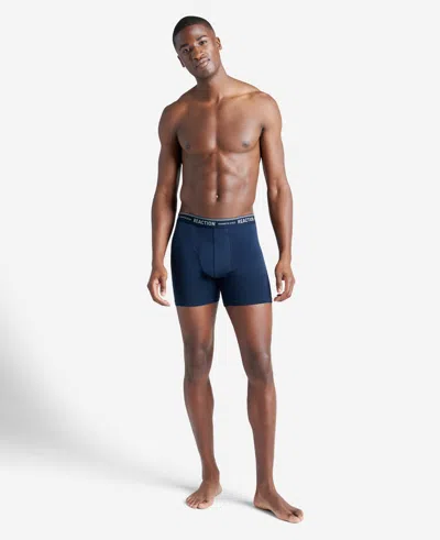 Kenneth Cole Organic Cotton Stretch Boxer Briefs 3-pack In Navy