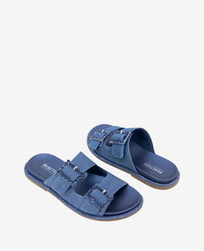 Reaction Kenneth Cole Reaction- The Sydney Slip On Denim Sandal In Denim