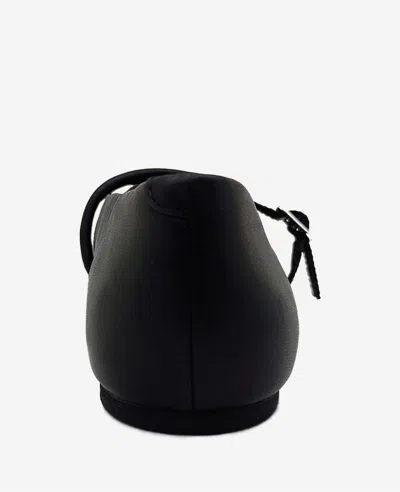 Kenneth Cole Jasper Mary Jane Flat In Black Leather