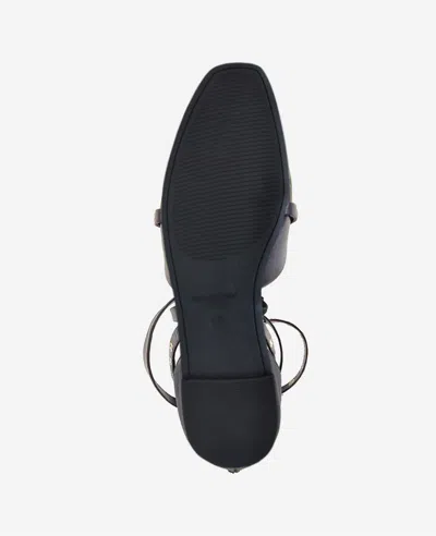 Kenneth Cole Mason Strappy Stud Flat In Black