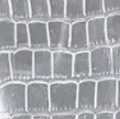 Kenneth Cole Meryl Pointed Toe Kitten Heel Boot In Silver Croco