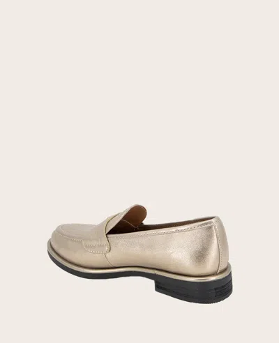Gentle Souls Women's Cybil Loafer Flats In Gravel Leather