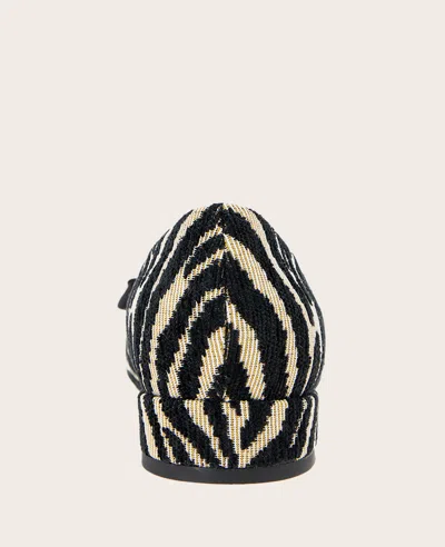 Gentle Souls Abigail Flat In Natural Zebra