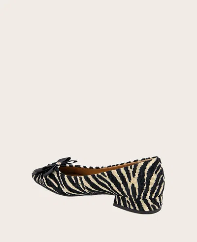 Gentle Souls Abigail Flat In Natural Zebra