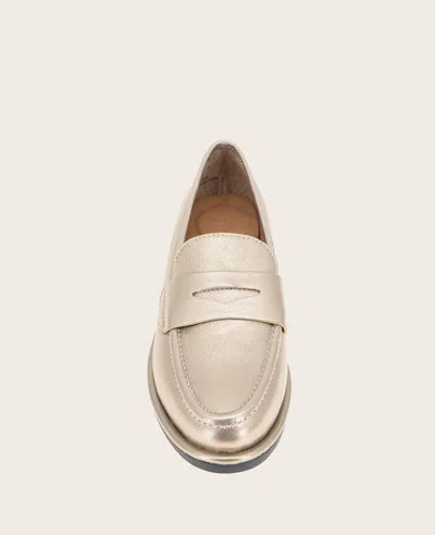 Gentle Souls Women's Cybil Loafer Flats In Gravel Leather