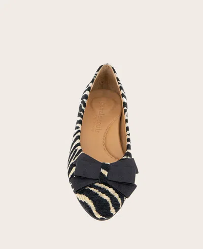 Gentle Souls Abigail Flat In Natural Zebra