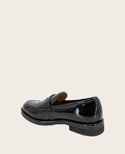 Gentle Souls Women's Cybil Loafer Flats In Black Patent Leather