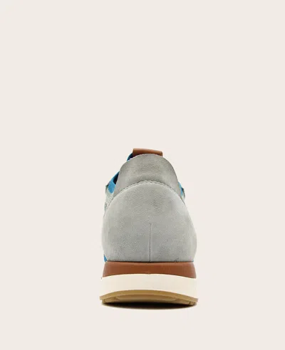Gentle Souls Juno Leather Sneaker In Blue Multi Knit