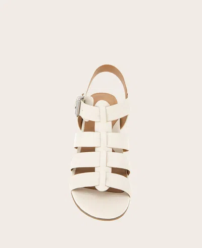 Gentle Souls - Margarite Heel Sandal In Stone Leather