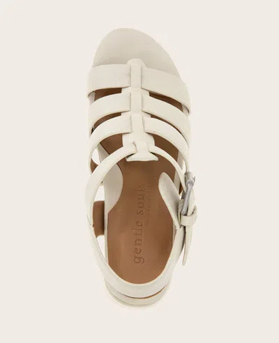 Gentle Souls - Margarite Heel Sandal In Stone Leather