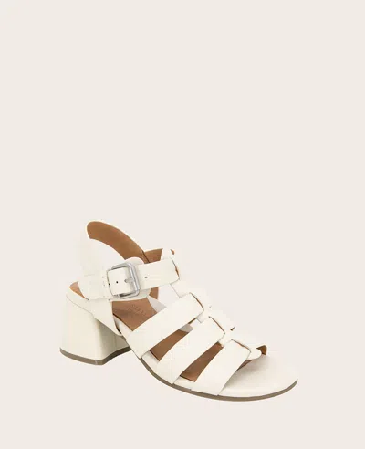 Gentle Souls - Margarite Heel Sandal In Stone Leather