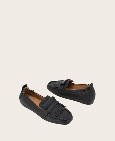 Gentle Souls Women's Scotty Kiltie Loafer Flats In Black