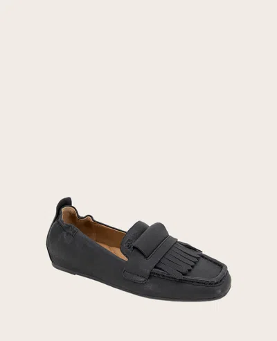 Gentle Souls Women's Scotty Kiltie Loafer Flats In Black