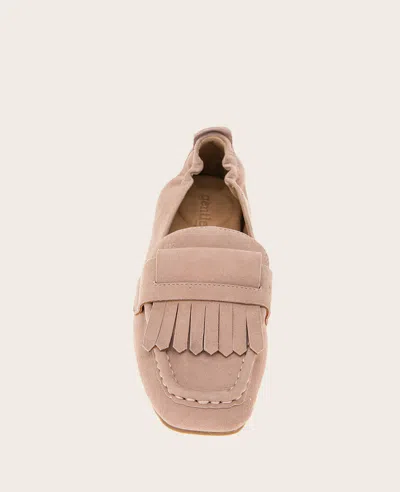 Gentle Souls - Scotty Tassel Suede Loafer In Fawn Suede