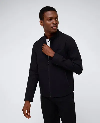 Kenneth Cole Simplified Utility Jacket In Black