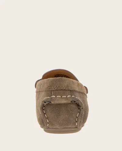 Gentle Souls Women's Madison Loafer Flats In Shitake Suede