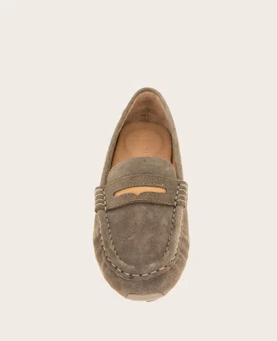 Gentle Souls Women's Madison Loafer Flats In Shitake Suede