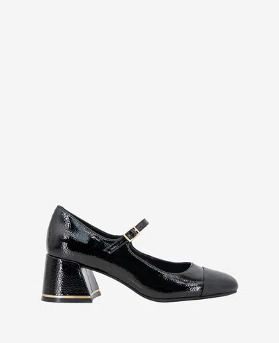 Kenneth Cole Brynne Platform Mary Jane Pump In Black Black Patent