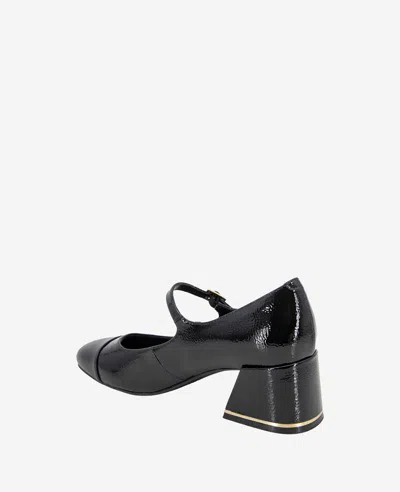 Kenneth Cole Brynne Platform Mary Jane Pump In Black Black Patent