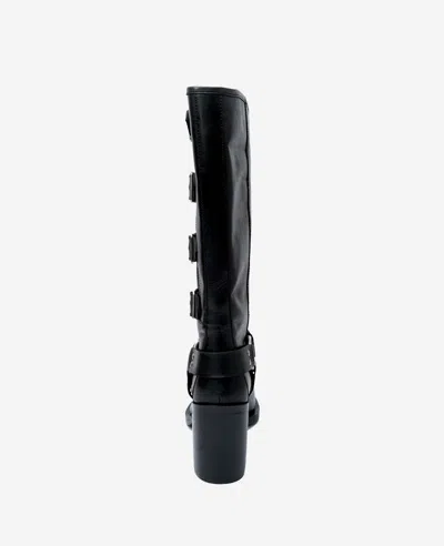 Kenneth Cole Emmett Knee High Boot In Black Leather