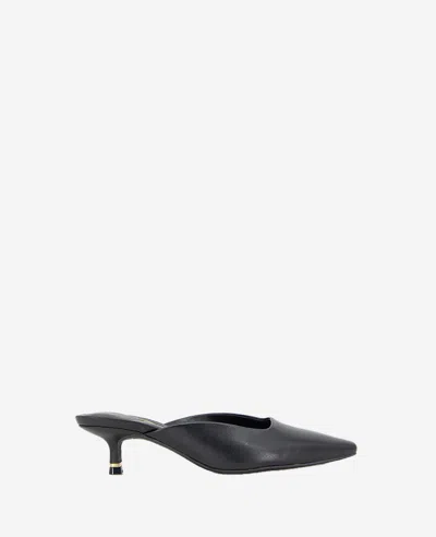 Kenneth Cole Carolyn Womens Leather Pointed Toe D'orsay Heels In Black Leather