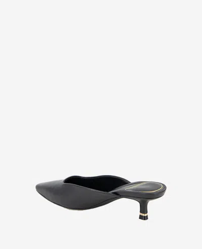 Kenneth Cole Carolyn Womens Leather Pointed Toe D'orsay Heels In Black Leather
