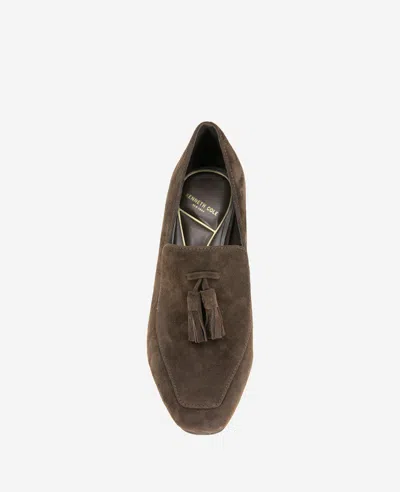 Kenneth Cole Nova Pump In Chocolate Suede
