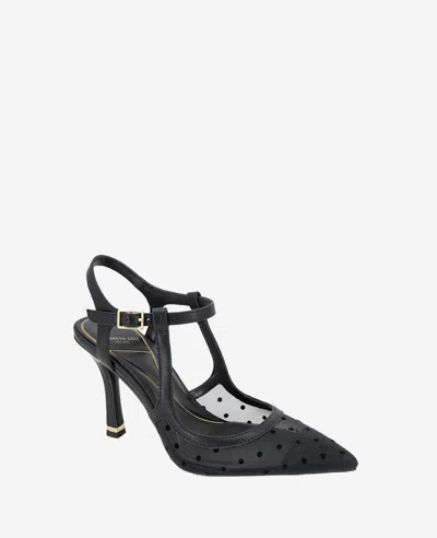 Kenneth Cole Romi Slingback Pump In Black,black Mesh