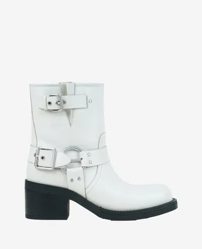 Kenneth Cole Stride Bootie In Whitecap Leather