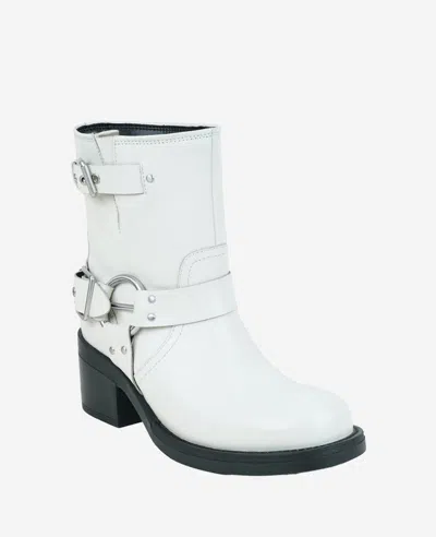 Kenneth Cole Stride Bootie In Whitecap Leather