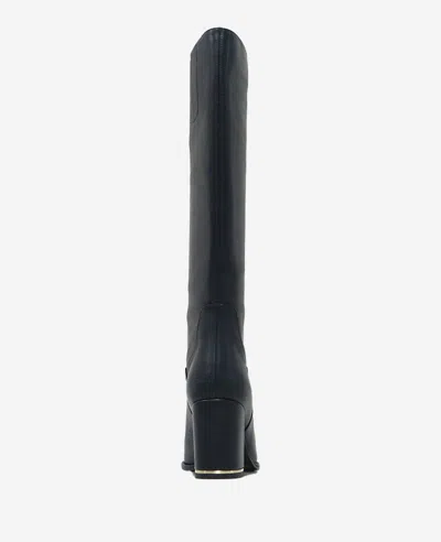 Kenneth Cole Yvonne Knee High Boot In Black Leather