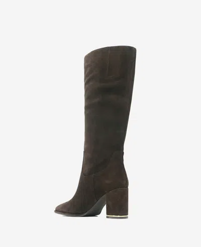 Kenneth Cole Yvonne Knee High Boot In Chocolate Suede