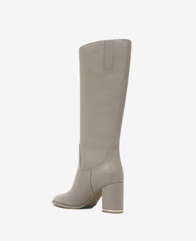 Kenneth Cole Yvonne Knee High Boot In Taupe Leather
