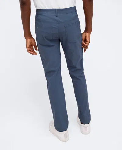 Kenneth Cole Slim Tapered 5-pocket Pant In Teal