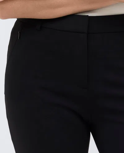Kenneth Cole Slim Fit Ankle Pants In Black