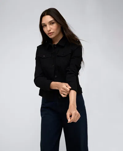 Kenneth Cole Denim Trucker Jacket In Nik Wash