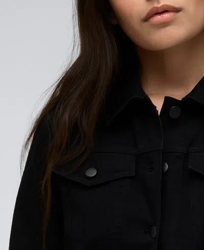 Kenneth Cole Denim Trucker Jacket In Nik Wash