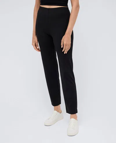 Kenneth Cole Athletic Stretch Pull-on Slim Ankle Pant In Black