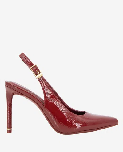 Kenneth Cole Quinnly Slingback Pump In Rio Red Patent