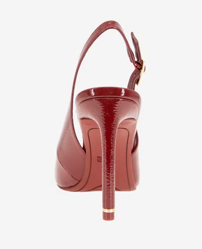 Kenneth Cole Quinnly Slingback Pump In Rio Red Patent
