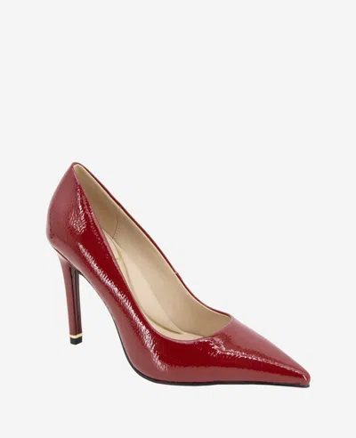 Kenneth Cole Bentley 100mm Patent Heel In Rio Red Patent