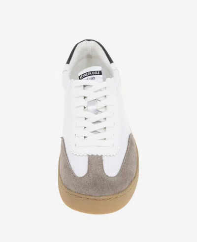 Kenneth Cole Sam Platform Sneaker In Grey,white