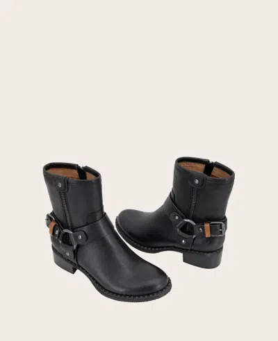Gentle Souls Women's Barker Moto Booties In Black Leather