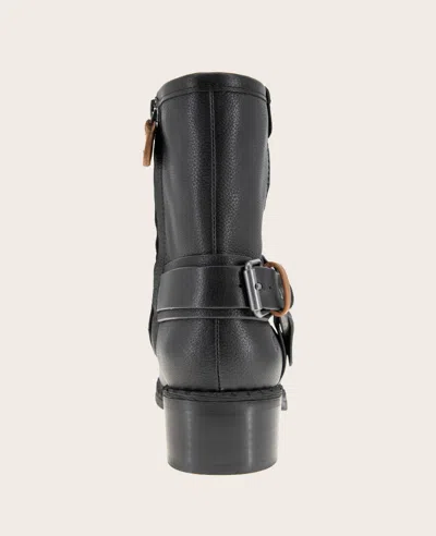 Gentle Souls Women's Barker Moto Booties In Black Leather