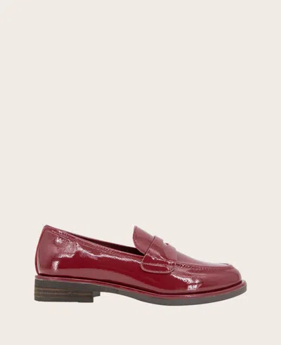 Gentle Souls Women's Cybil Loafer Flats In Rio Red Patent