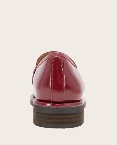 Gentle Souls Women's Cybil Loafer Flats In Rio Red Patent