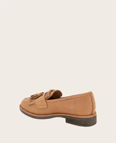 Gentle Souls Women's Cydney Tassel Loafer Flats In Ginger Leather