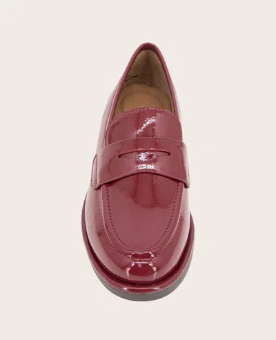 Gentle Souls Women's Cybil Loafer Flats In Rio Red Patent
